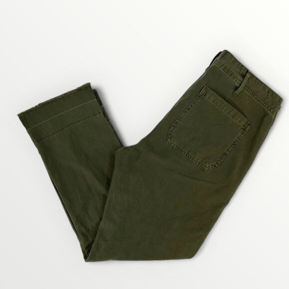 Abercrombie & Fitch Pants Womens 28‎ 6 Chino Green Floral Boyfriend Casual 28x27 - Picture 4 of 11